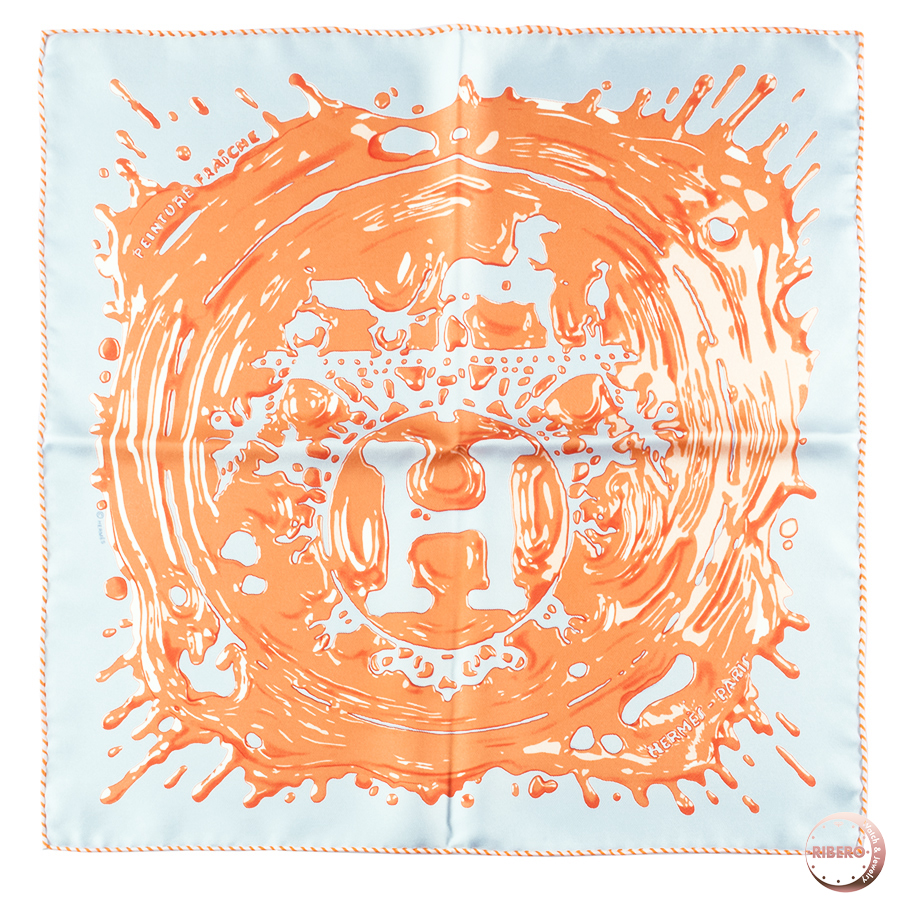 エルメス ガヴロッシュ Peinture Fraiche ペンキ塗りたて スカーフ