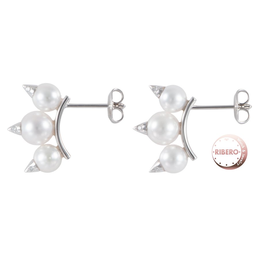 タサキ デインジャー ネオ ダイヤモンド パヴェ イヤリング