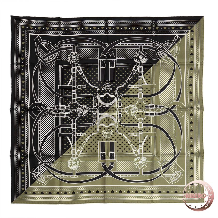 エルメス カレ70Grand Manege Bandana Love グランマネージュ バンダナラブ スカーフ