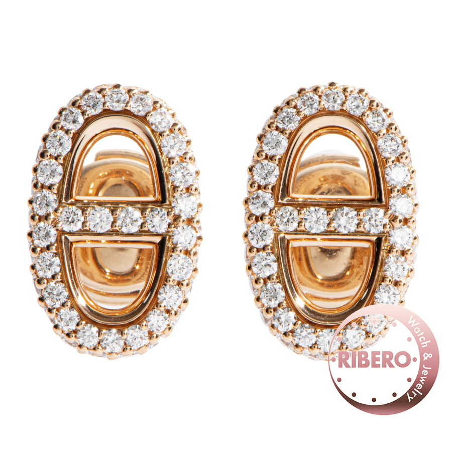 エルメス シェーヌダンクル ファランドール ピアス