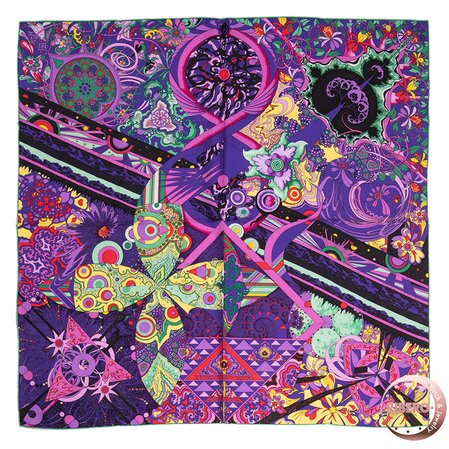 エルメス カレ90 L'Ivresse de l'Infini 無限の陶酔 スカーフ