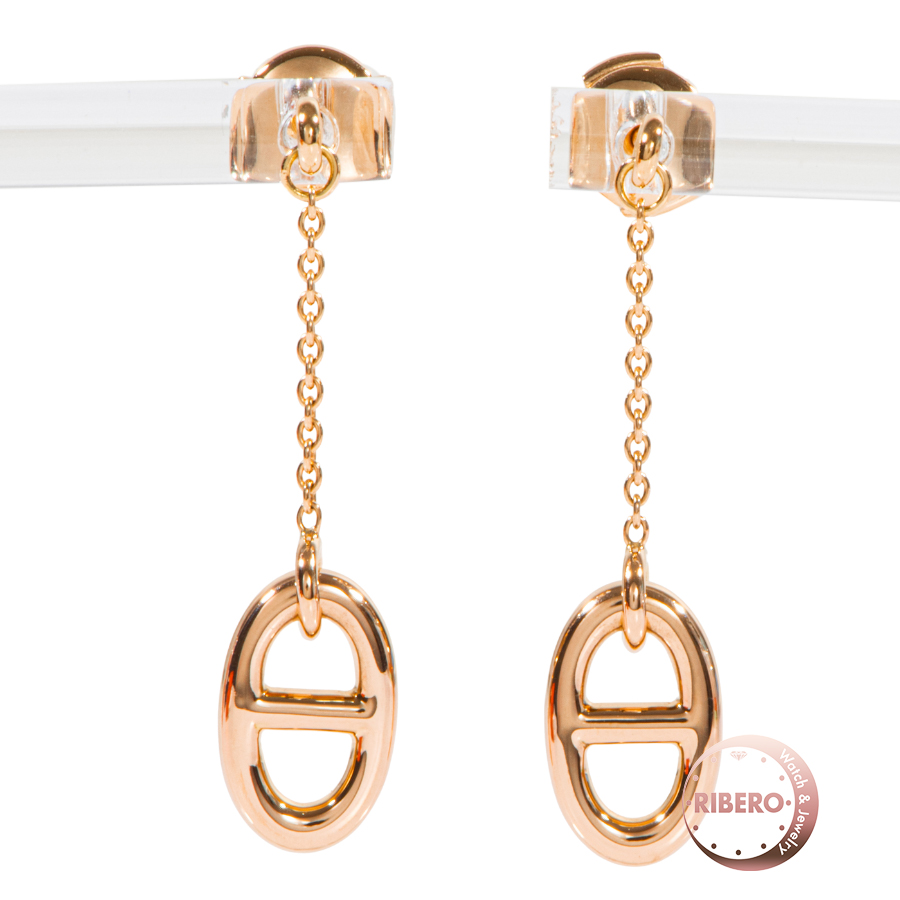 エルメス シェーヌダンクル ファランドール ピアス