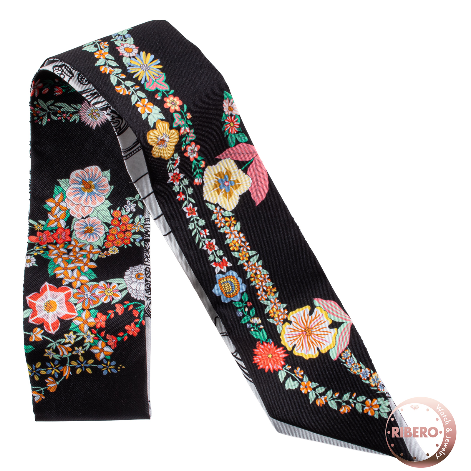 エルメス ツイリー Brides de Gala en Fleurs ブリッド ドゥ ガラ アン フルール＆アイライナー