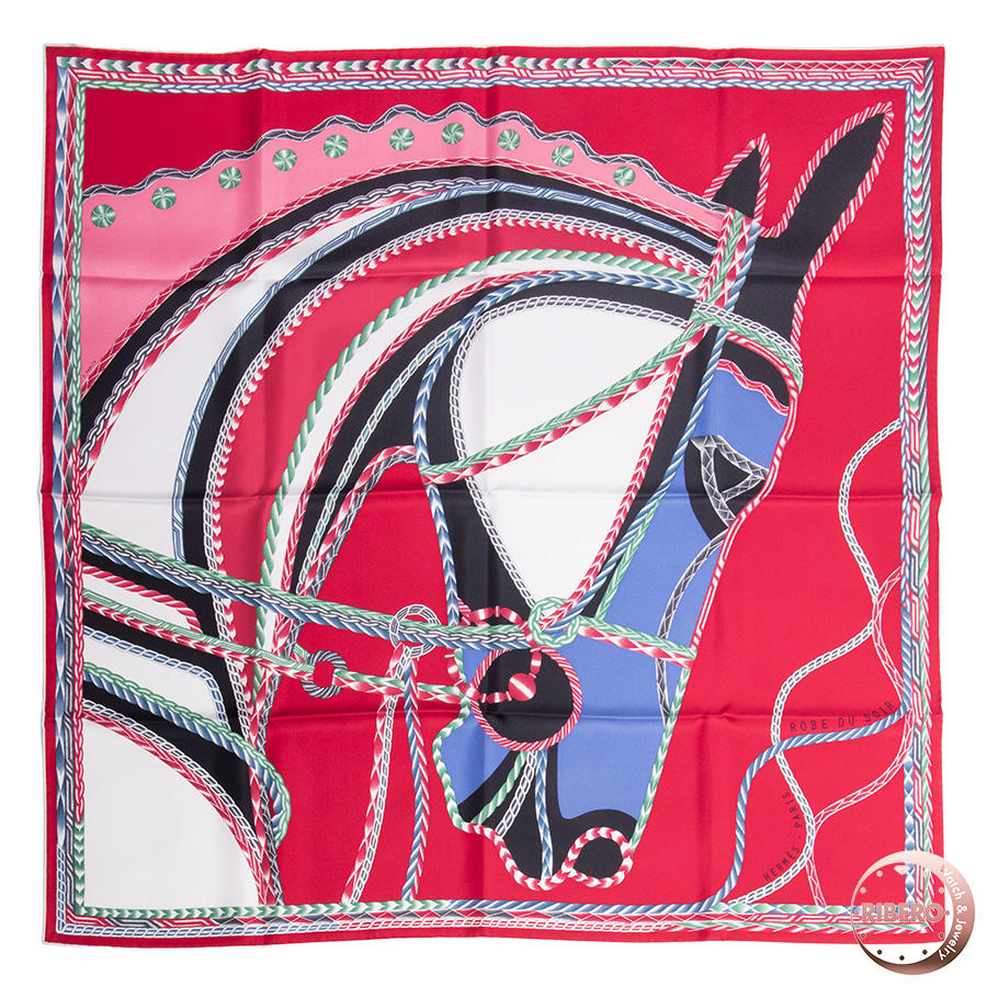 エルメス カレ90 Robe du Soir ローブ・デュ・ソワール スカーフ