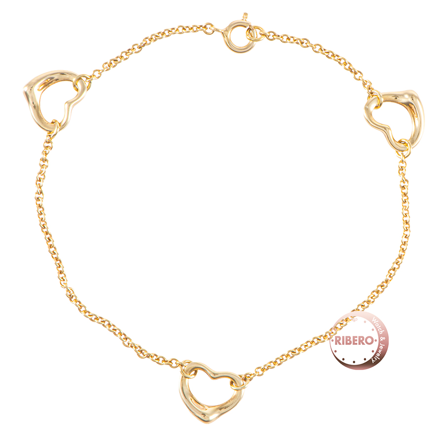 ティファニー オープンハート ブレスレット