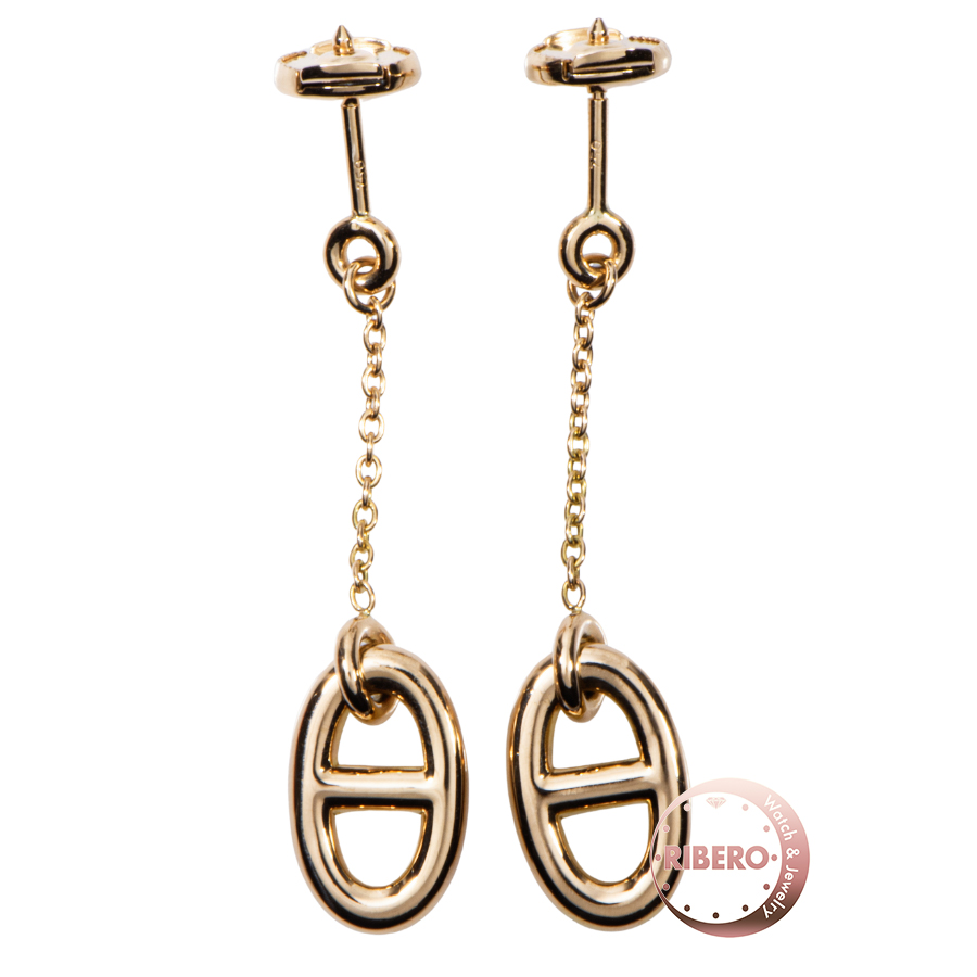 エルメス シェーヌダンクル ファランドール ピアス