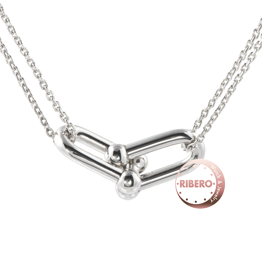 ティファニー ハードウェア ラージ ダブル リンク ペンダント