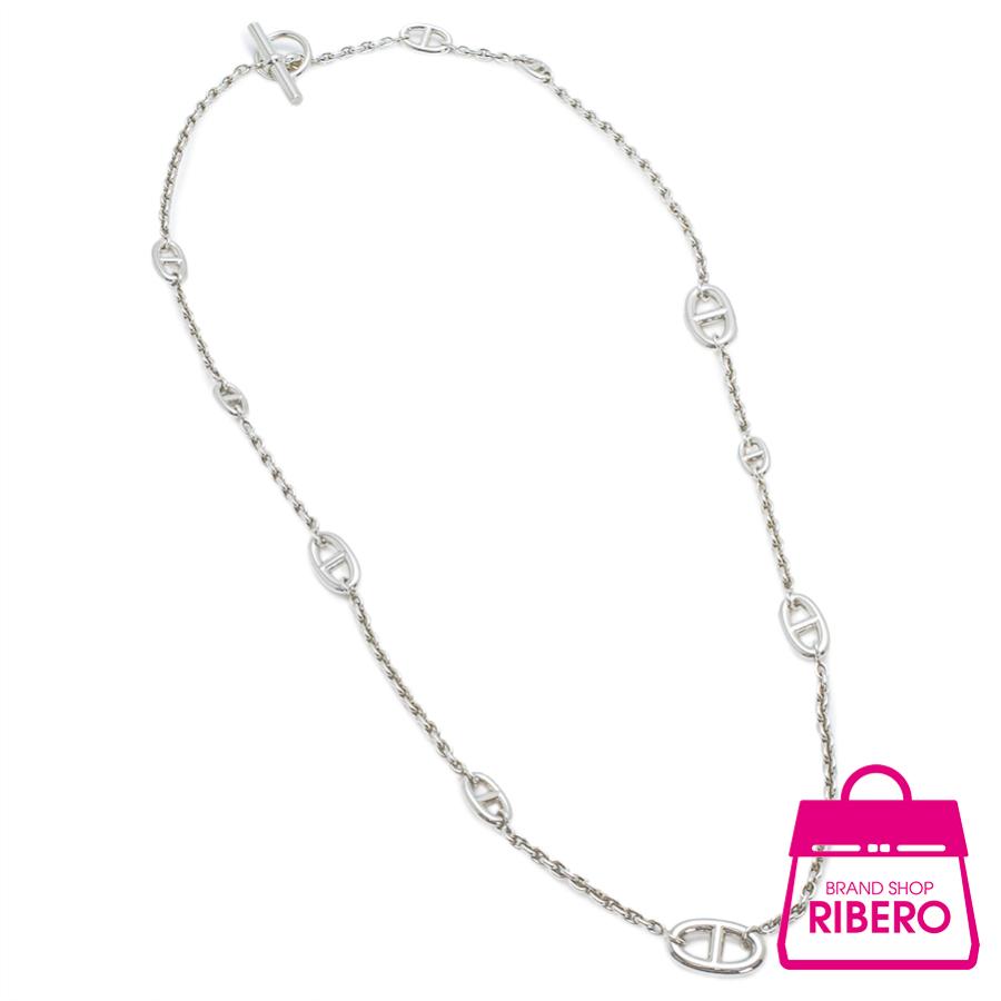 エルメス シェーヌダンクル ファランドール ネックレス 80cm