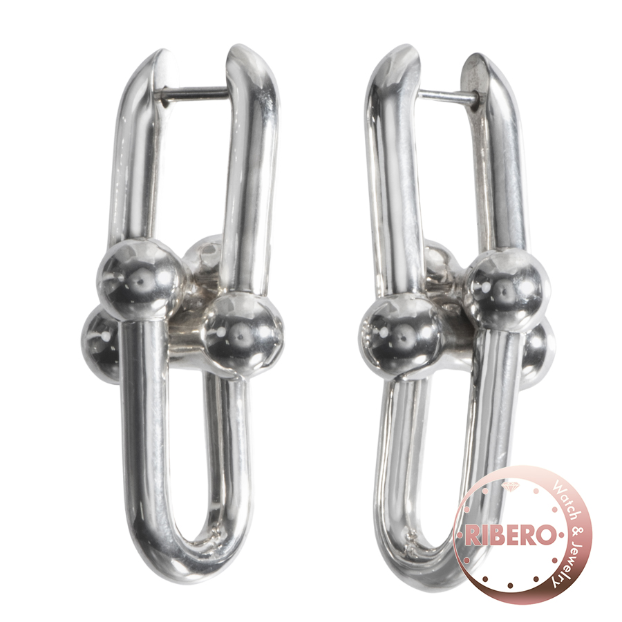 ティファニー ハードウェア ラージ リンク ピアス