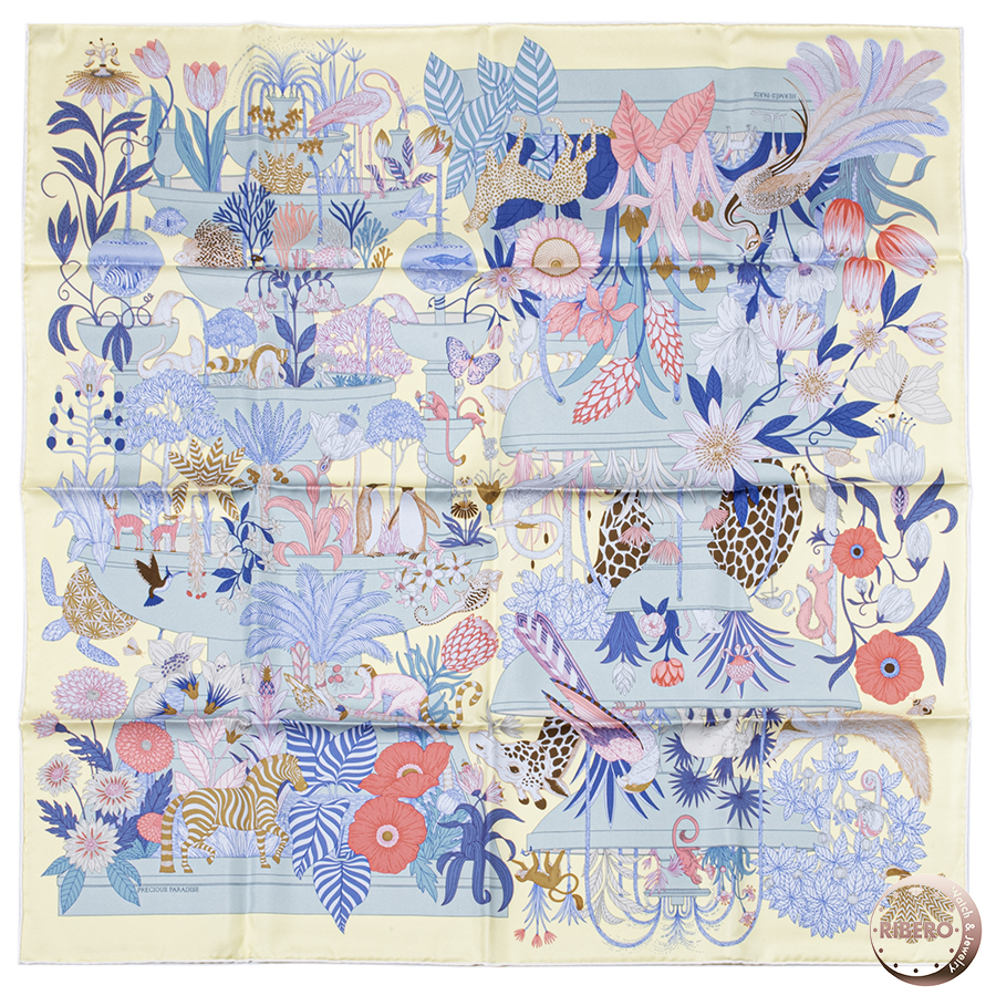 エルメス カレ90 Precious Paradise プレシャス パラダイス スカーフ