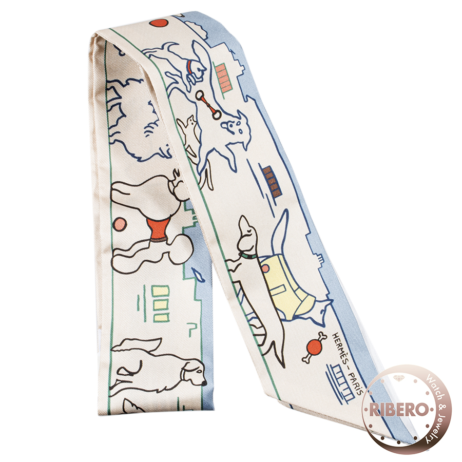 エルメス Les Chiens Parisiens パリジャンの犬 ツイリー