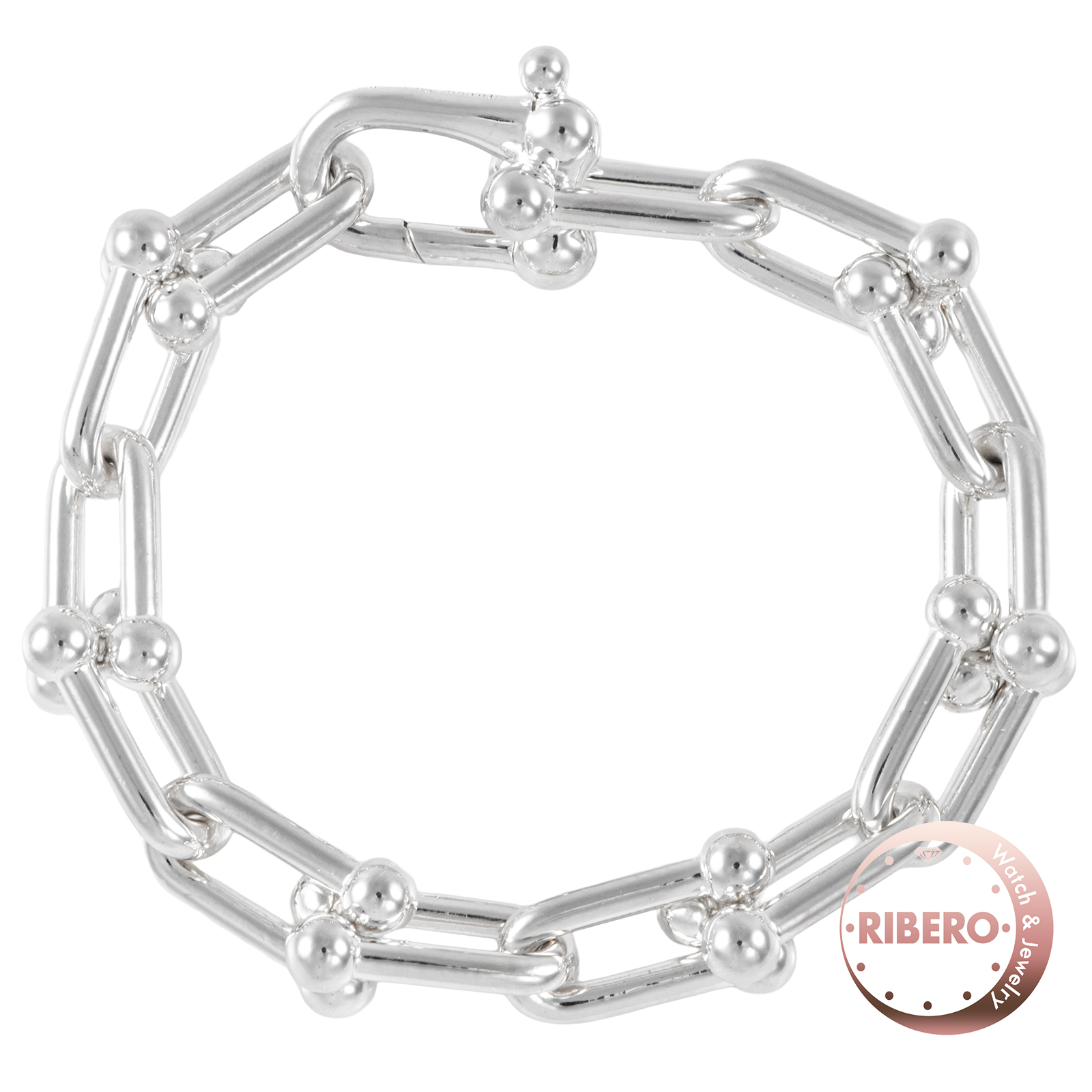 ティファニー ハードウェア ラージ リンク ブレスレット