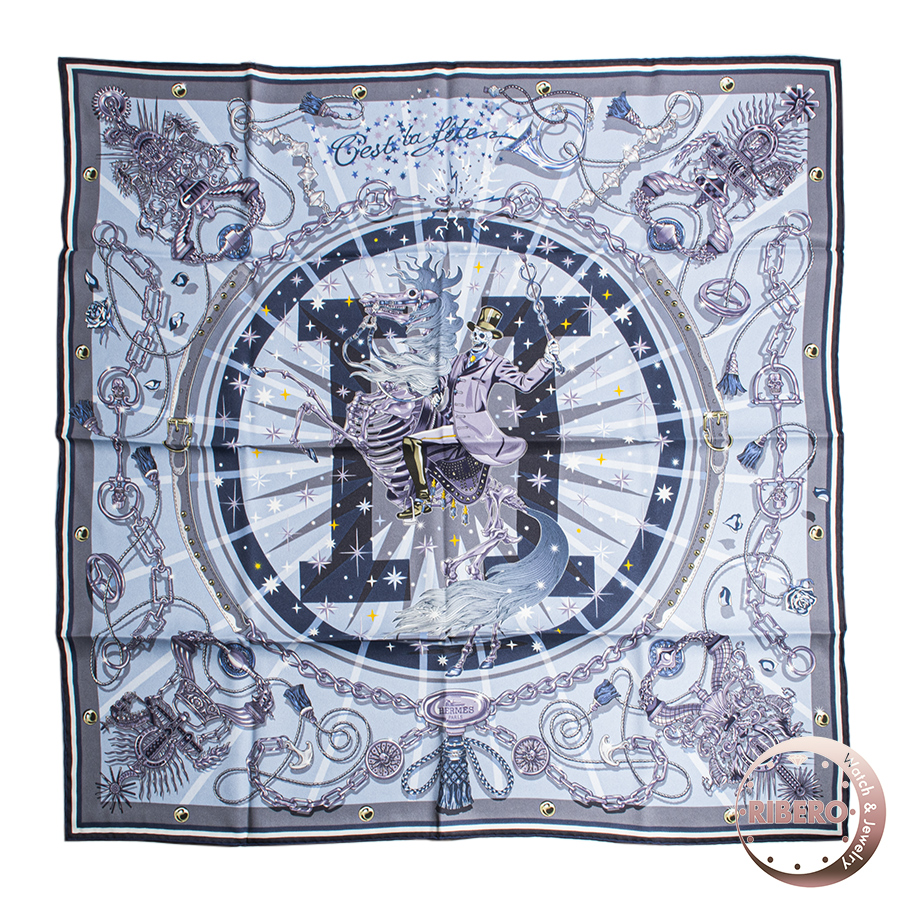 エルメス カレ70 C'est La Fete セ・ラ・フェット それはお祝いです スカーフ