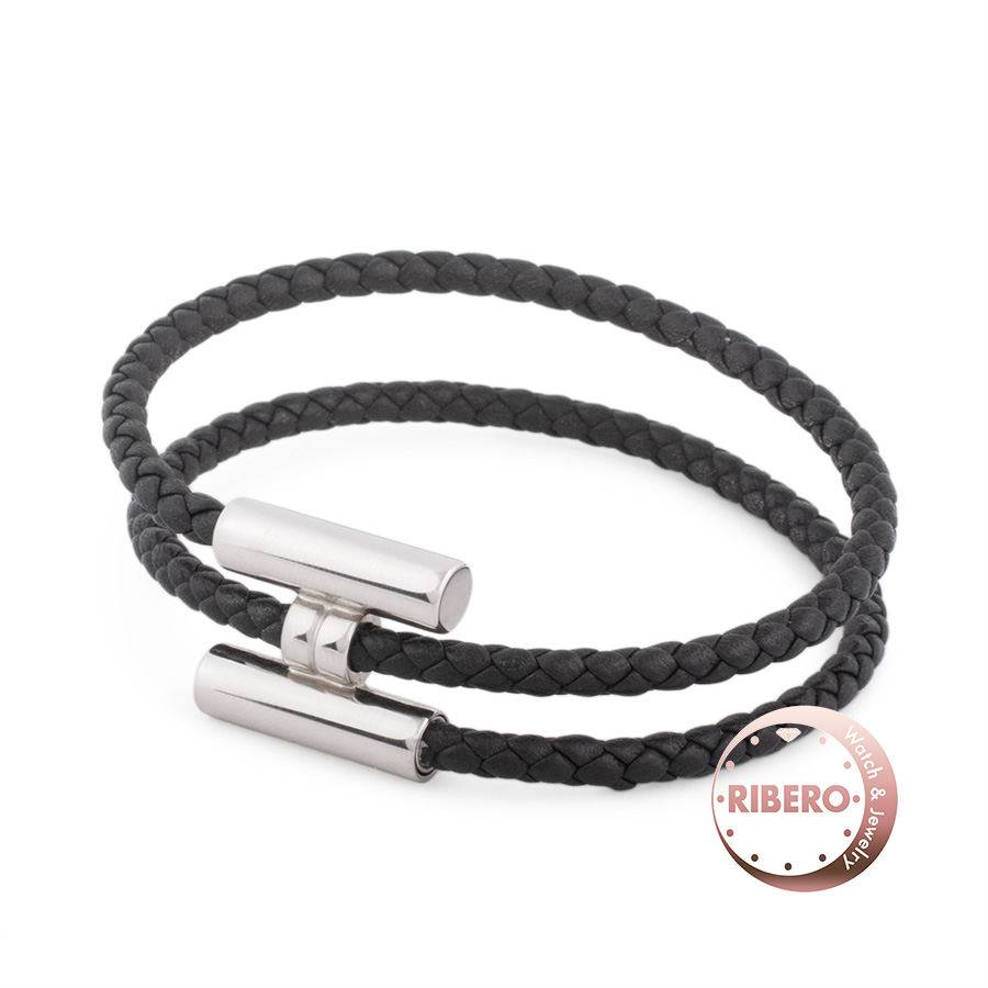 エルメス レザーブレスレット トゥルニ トレッセ ブレスレット