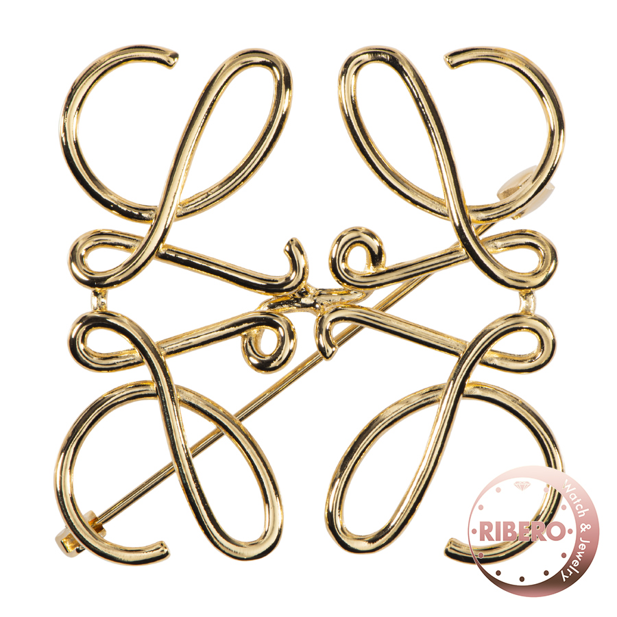 ロエベ アナグラム ブローチ