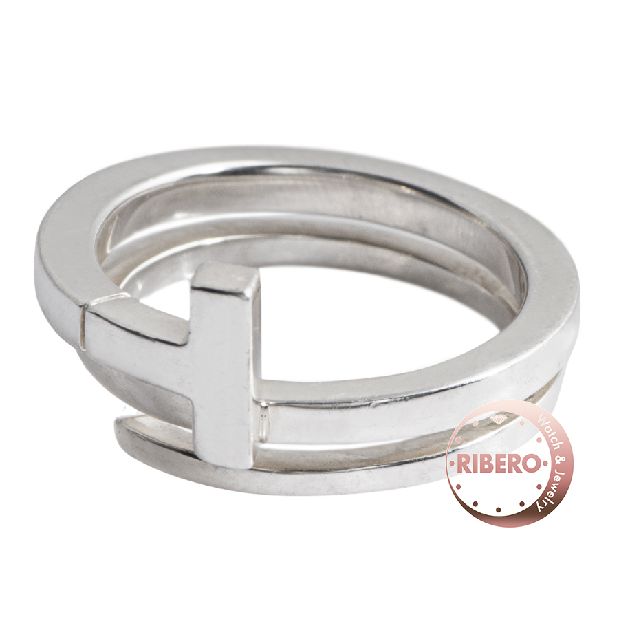 ティファニー ティファニーT スクエアラップ  リング 11号