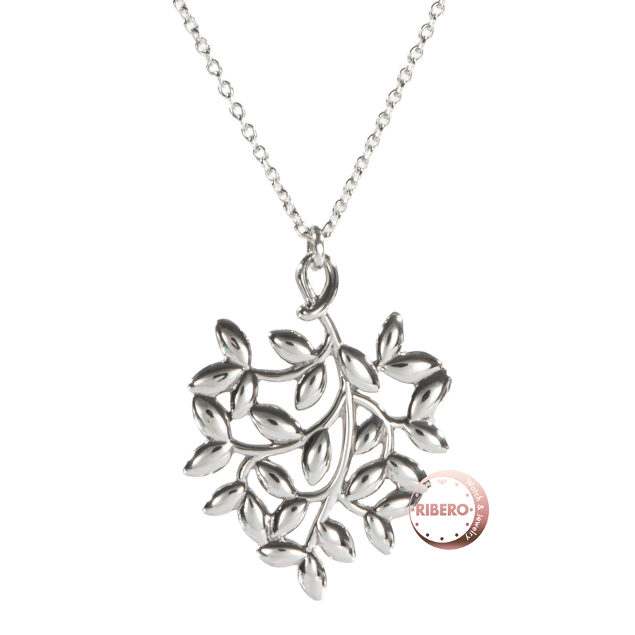 ティファニー オリーブリーフ ペンダント