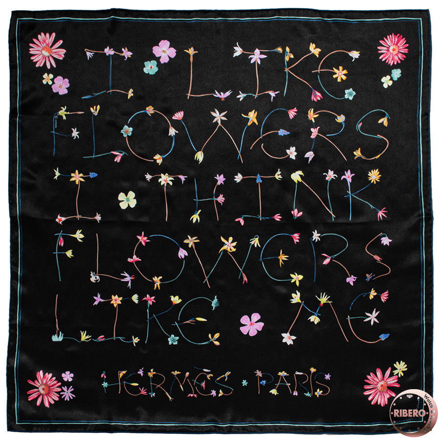 エルメス カレ70 I Like Flowers アイ ライク フラワーズ スカーフ