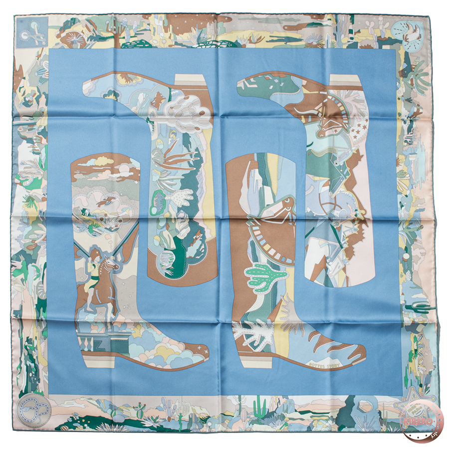 エルメス women's scarf silk100% MID FRHERMES24PAR スカーフ