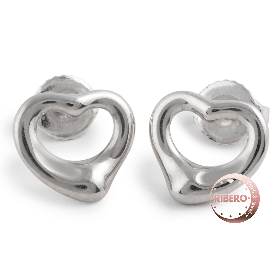 ティファニー オープンハート フープ ピアス