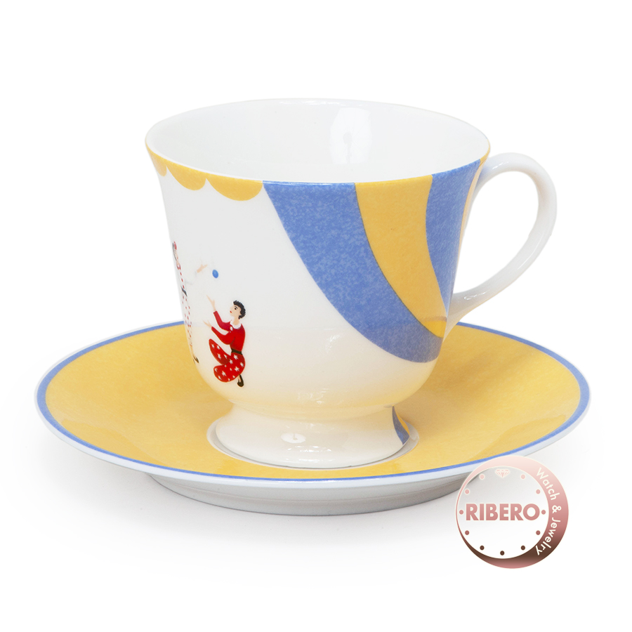 エルメス カップ＆ソーサー Bebe Circus ベベサーカス Tasse & scpe chocolat trapezis