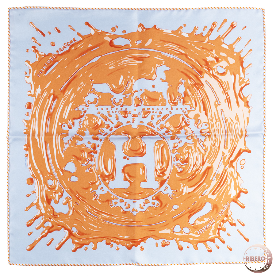 エルメス ガヴロッシュ Peinture Fraiche ペンキ塗りたて スカーフ