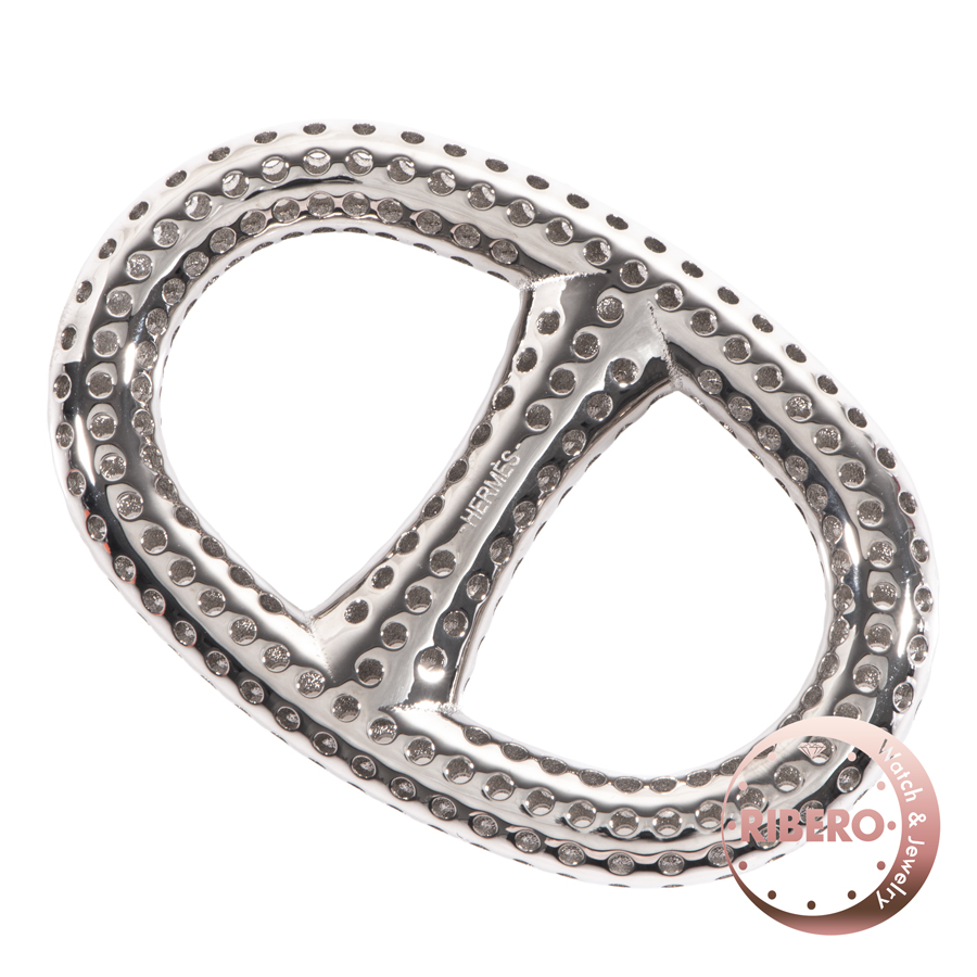 エルメス Perforee scarf ring シェーヌダンクル ペルフォ スカーフリング パンチング スカーフリング