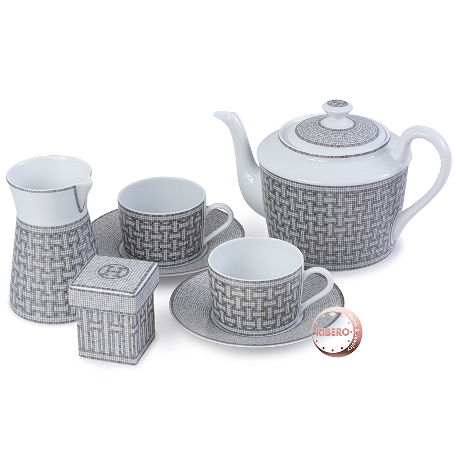 モザイクヴァンキャトル プラチナ ティーセット