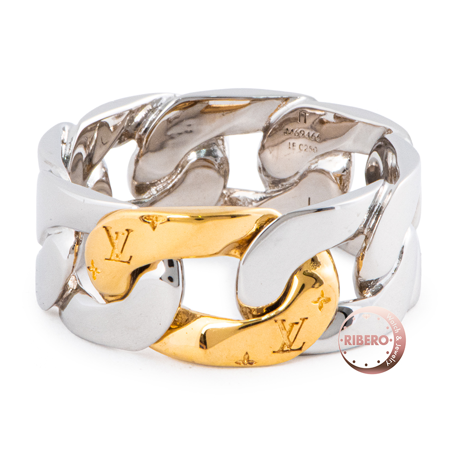 ルイ・ヴィトン バーグ・チェーンリンクス パッチーズ リング 指輪 20.5号