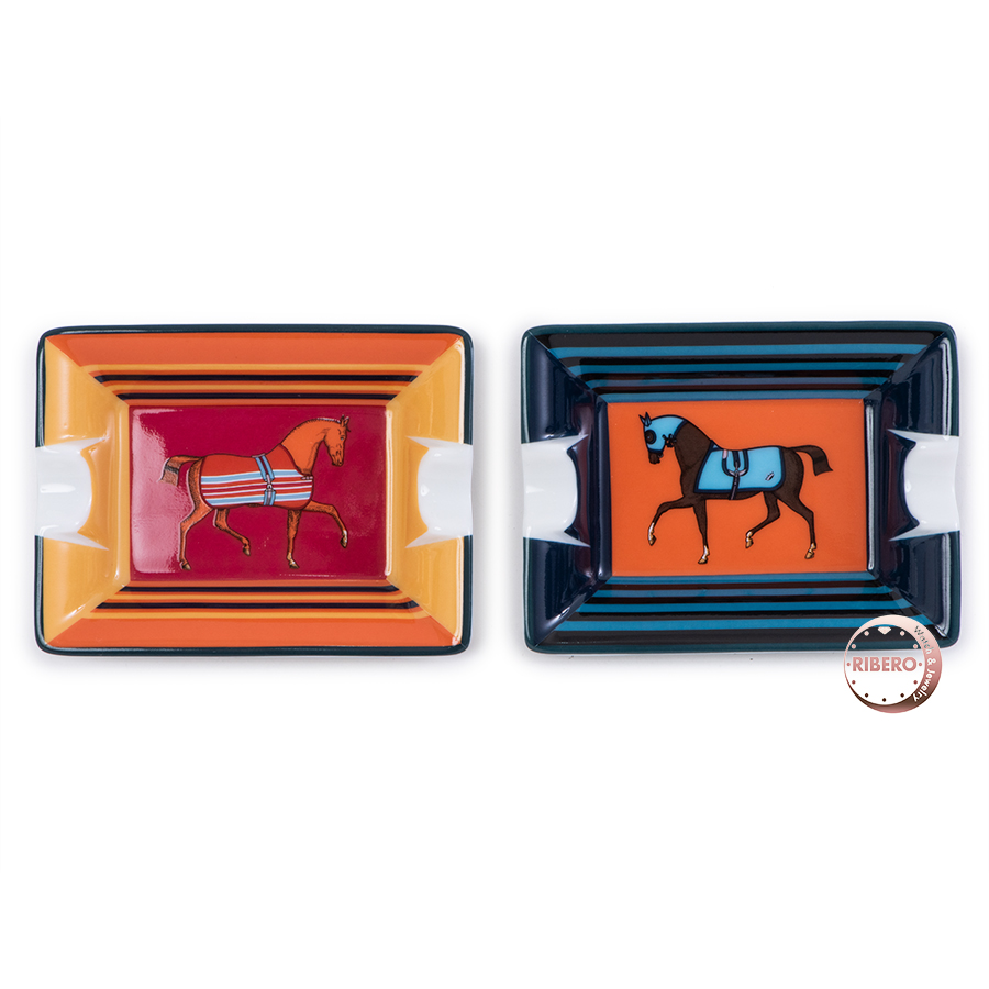 エルメス COUVERTURES NOUVELLES 新しいブランケット アッシュトレイ2枚セット