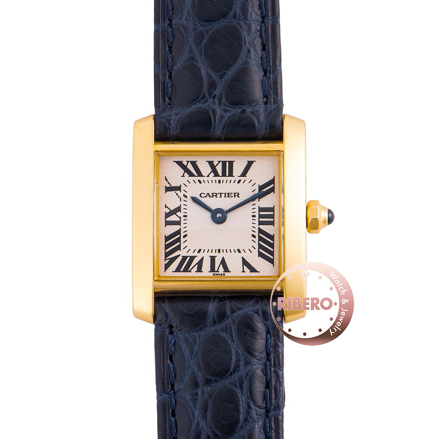 カルティエ タンクフランセーズSM K18YG