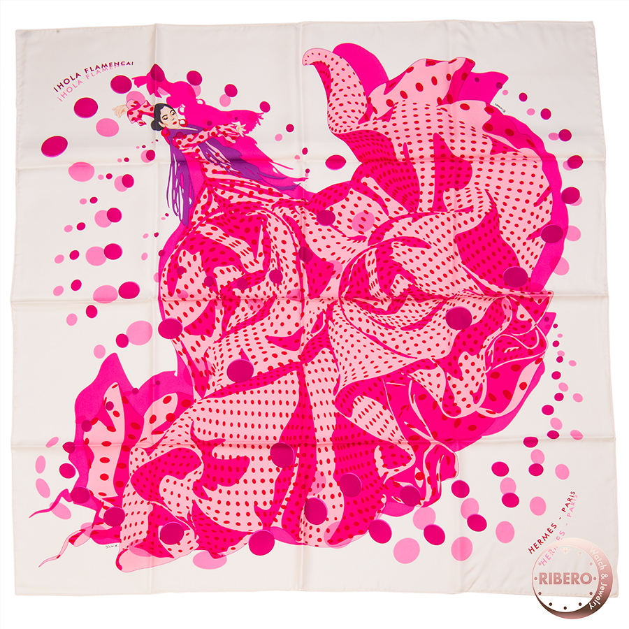 エルメス カレ90 HOLA FLAMENCA オラ・フラメンカ スカーフ