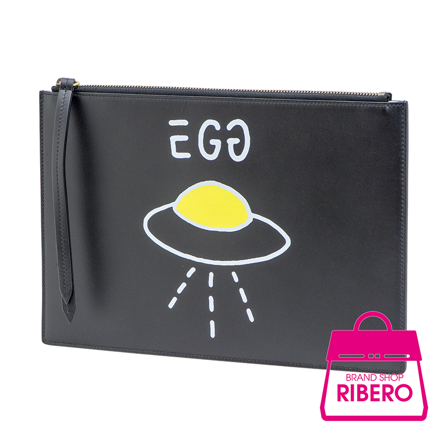 グッチ ゴースト エッグ 445597 クラッチバッグ