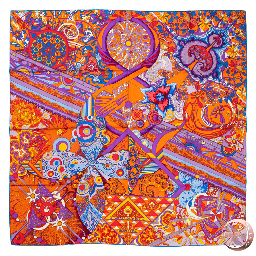 エルメス カレ90 L'Ivresse de l'Infini 無限の陶酔 スカーフ