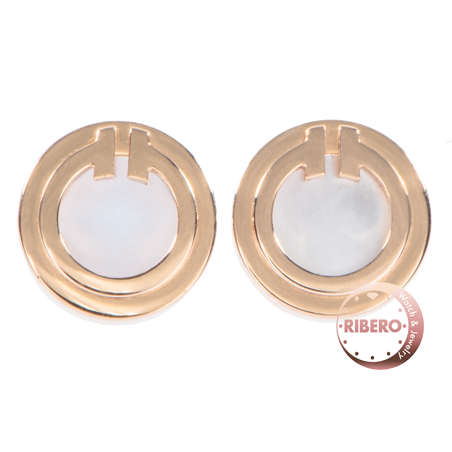 ティファニー ティファニーT トゥー マザーオブパール サークル ピアス