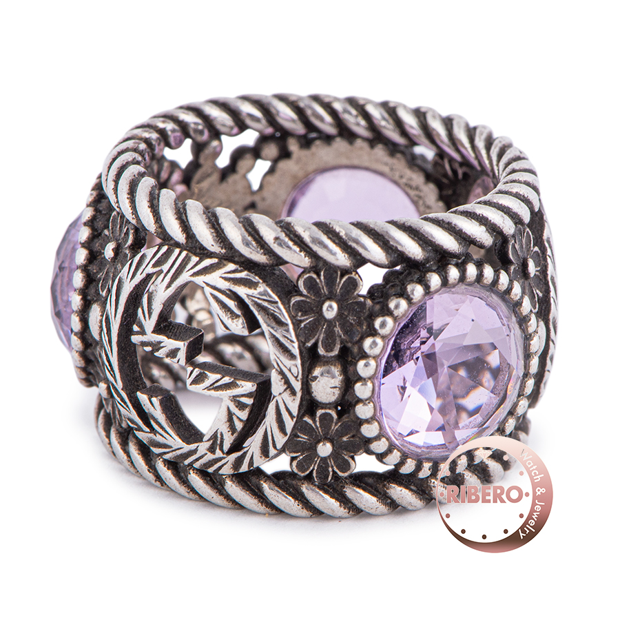 グッチ インターロッキングG リンク リング 13号