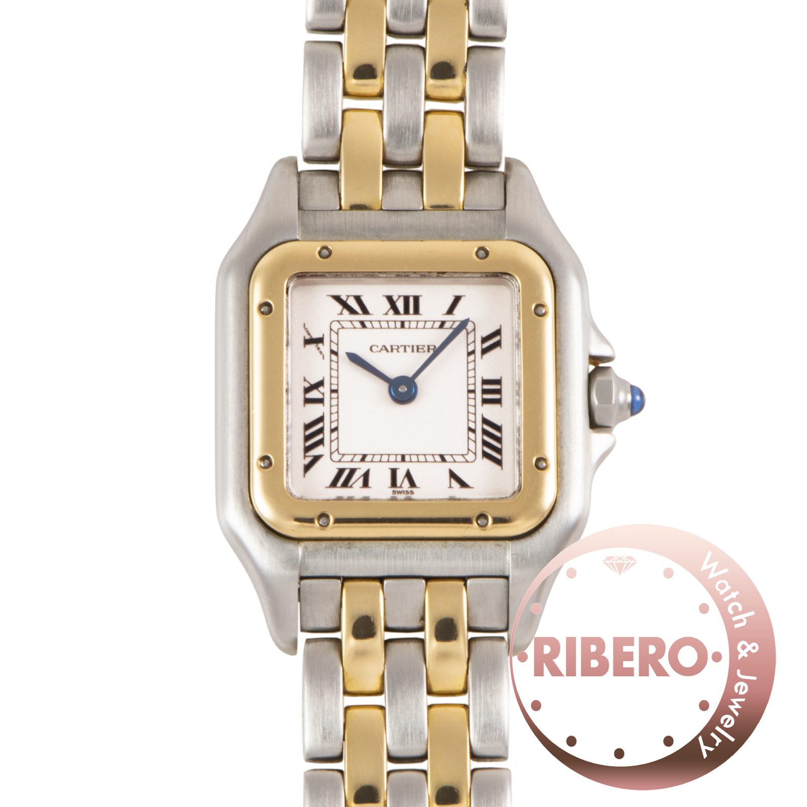 カルティエ パンテールSM 2ロウ W25029B6