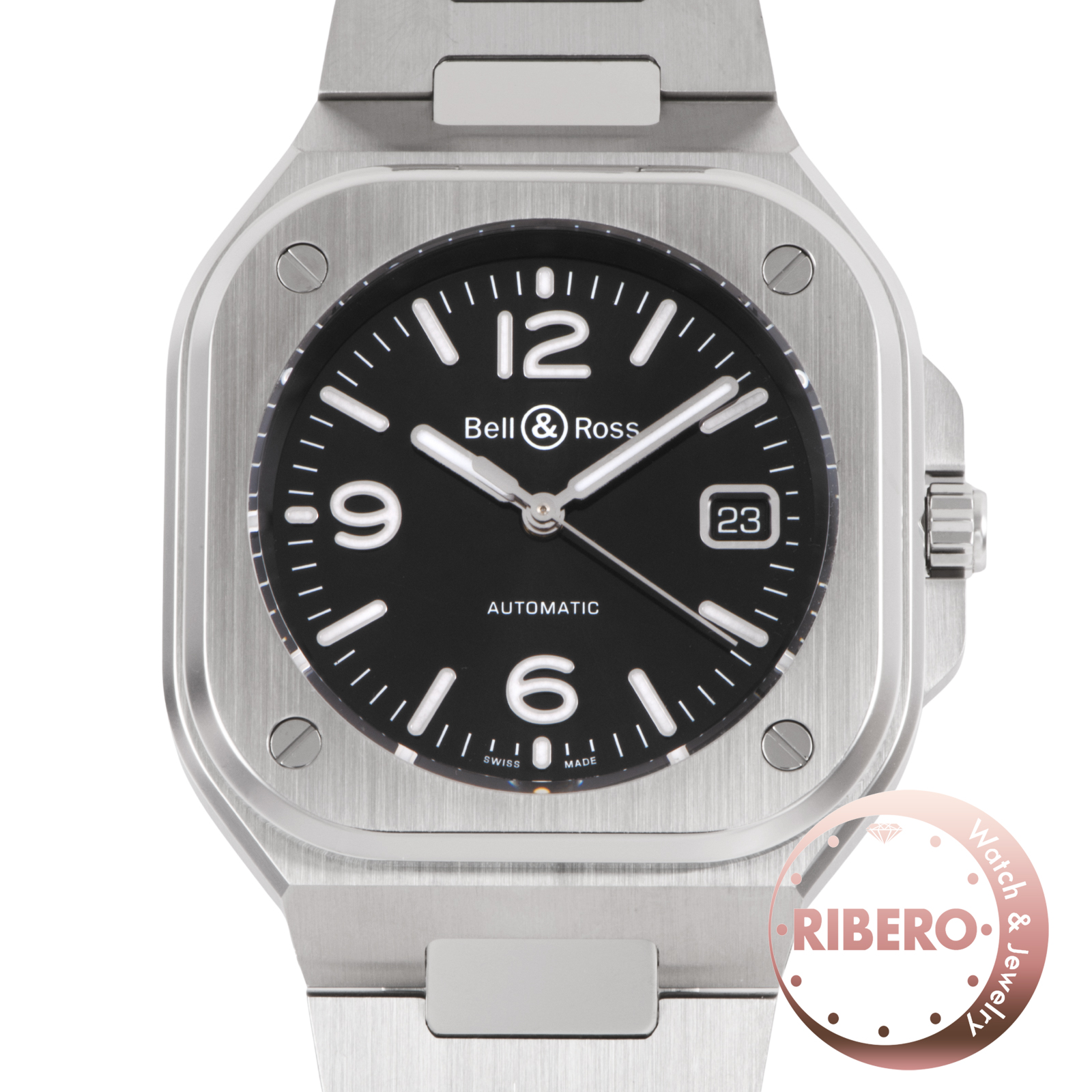 ベル＆ロス BR 05 ブラックスティール BR05A-BL-ST/SST