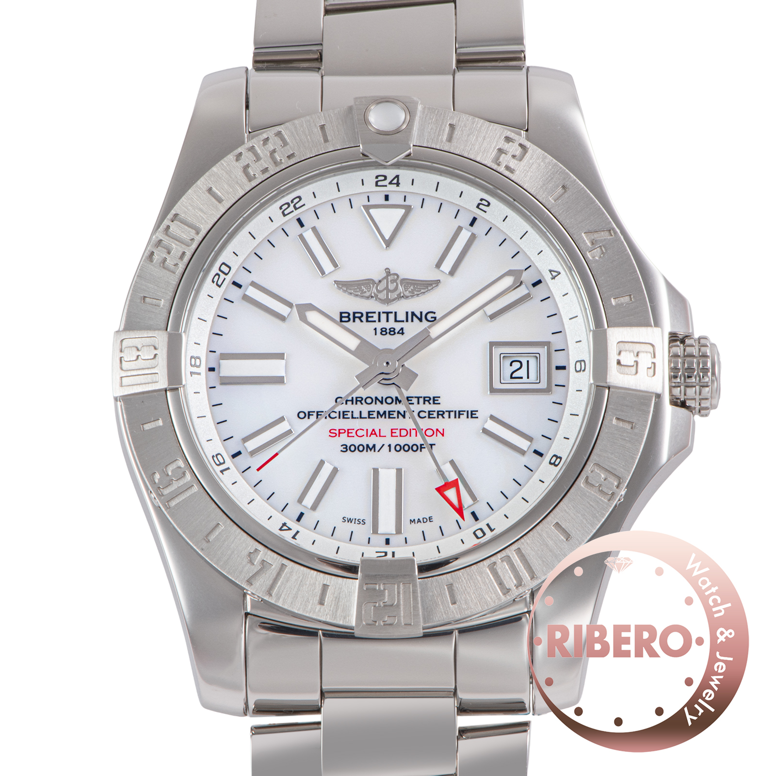 ブライトリング アヴェンジャー2 GMT A329AMPPSS(A32390)(A3239011/A809)