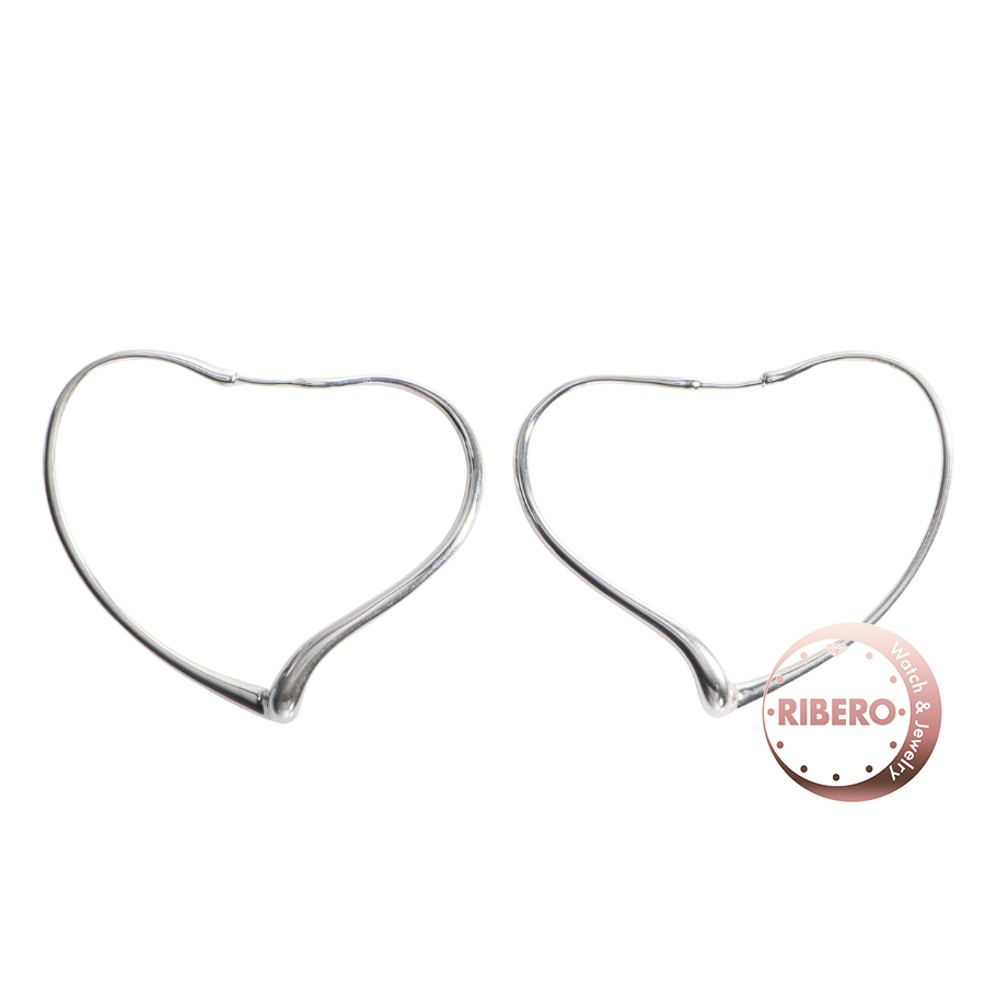 ティファニー オープンハート フープ ピアス