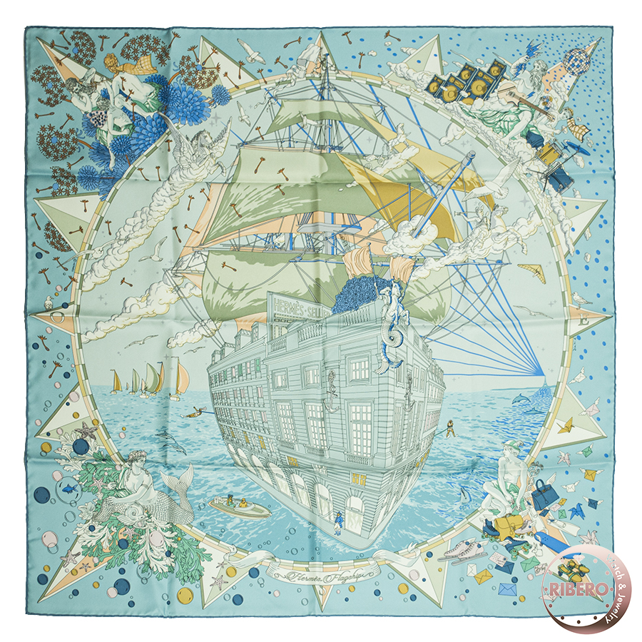 エルメス カレ90 Hermes Flagship エルメス フラッグシップ スカーフ