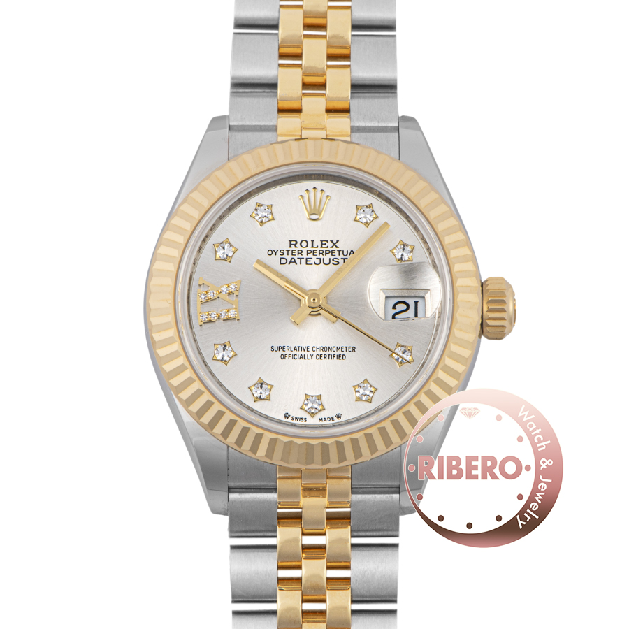 ロレックス デイトジャスト 279173G 9P/IXダイヤ