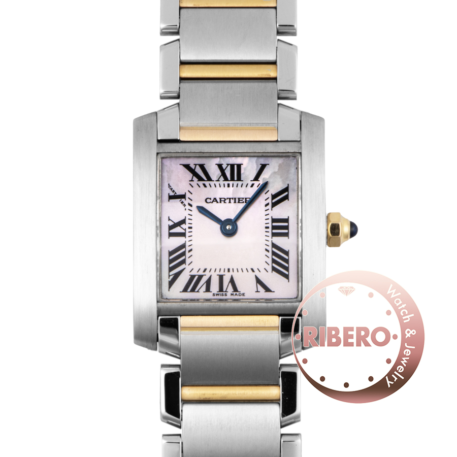 カルティエ タンクフランセーズSM W51027Q4 SS/PG
