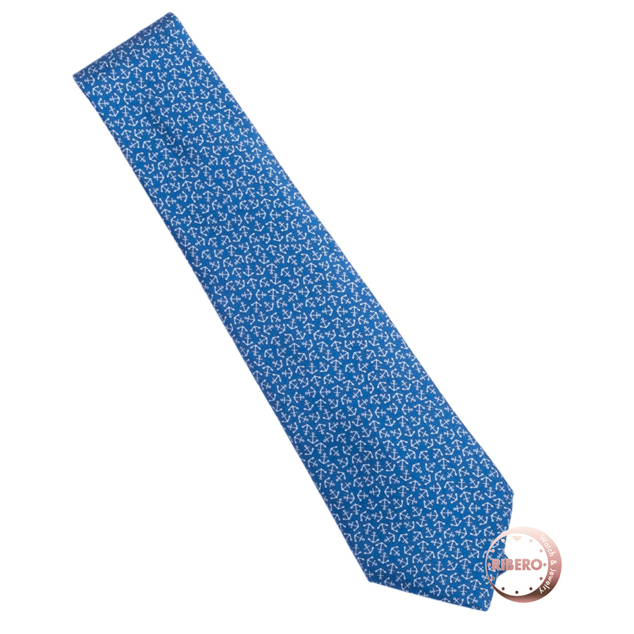 エルメス 錨柄 ネクタイ