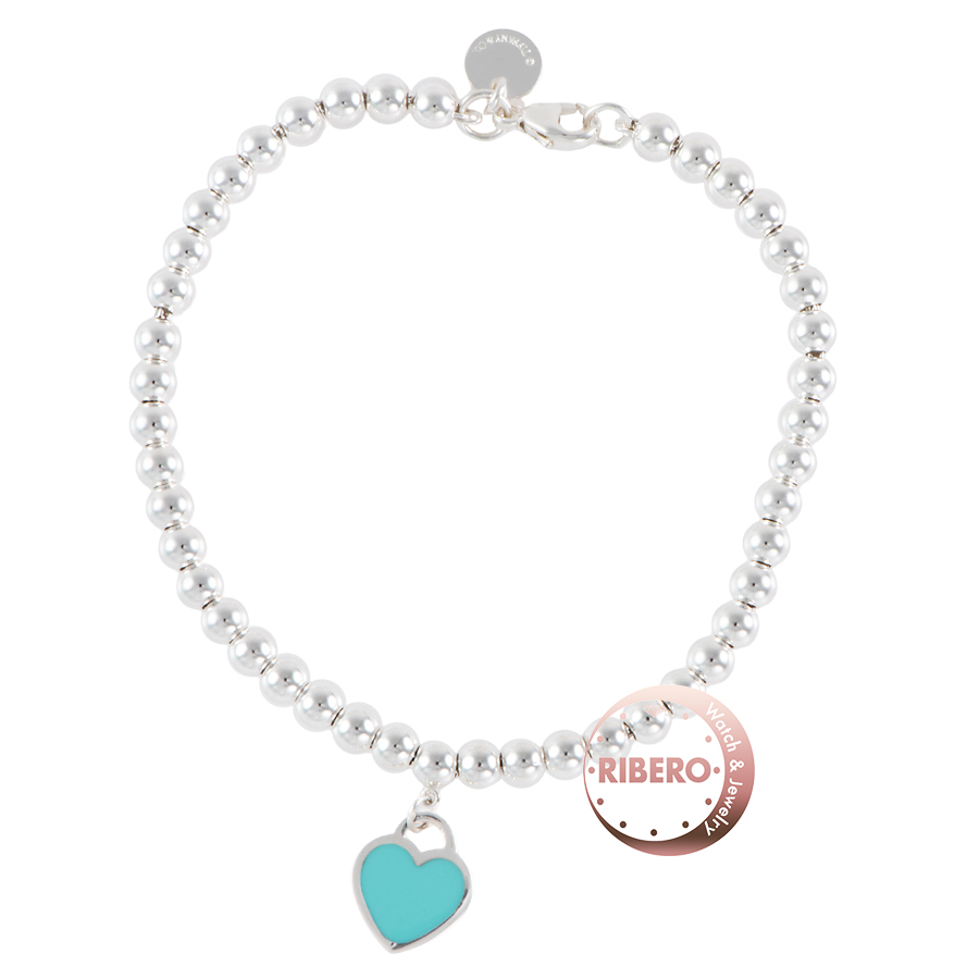 ティファニー リターン トゥ ティファニー ブルー ハート タグ ビーズ ブレスレット