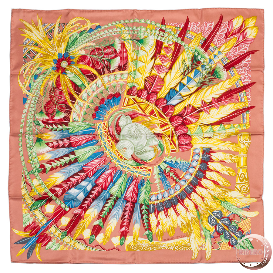 エルメス カレ90 Dance Pacifique ダンス・パシフィック スカーフ