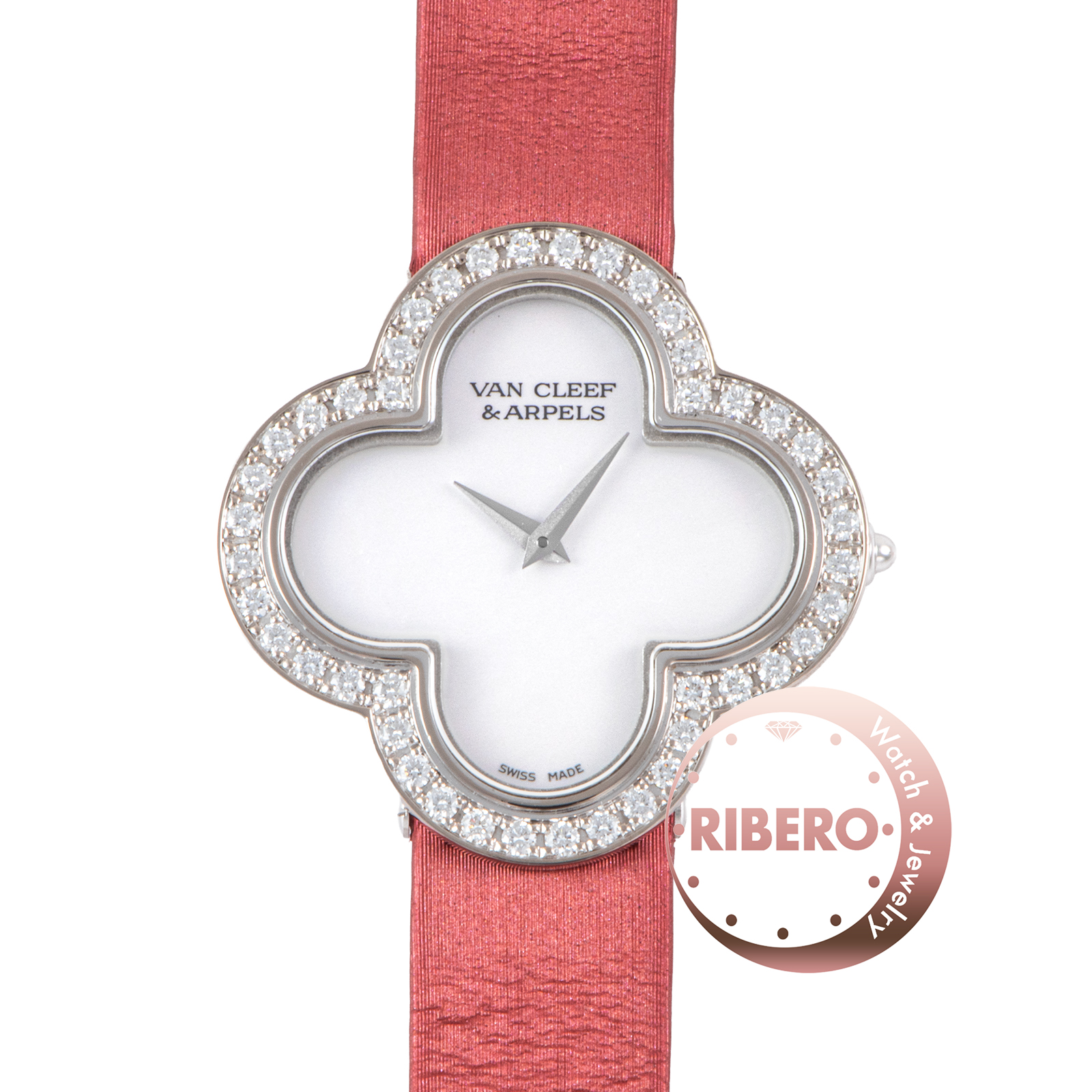 ヴァンクリーフ＆アーペル アルハンブラ ミディアムモデル ウォッチ VCARF52700 336374