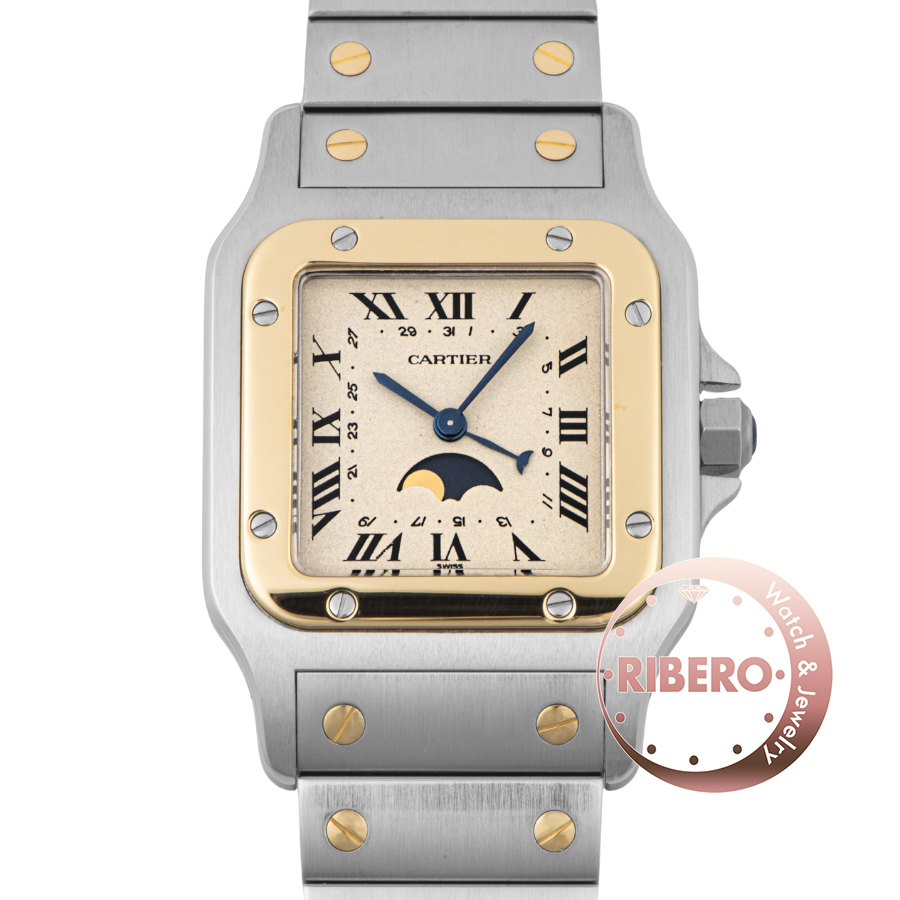 カルティエ サントスガルベLM ムーンフェイズ W20007C4