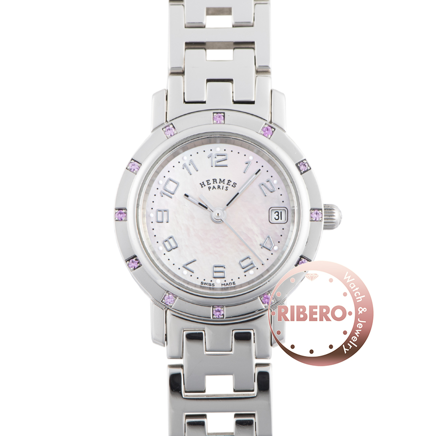 エルメス クリッパー ナクレ CL4.231 12P ピンクサファイア