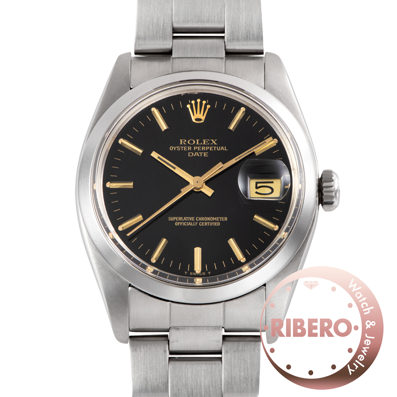 ロレックス パーペチュアルデイト 1500 1972年製 Tritium